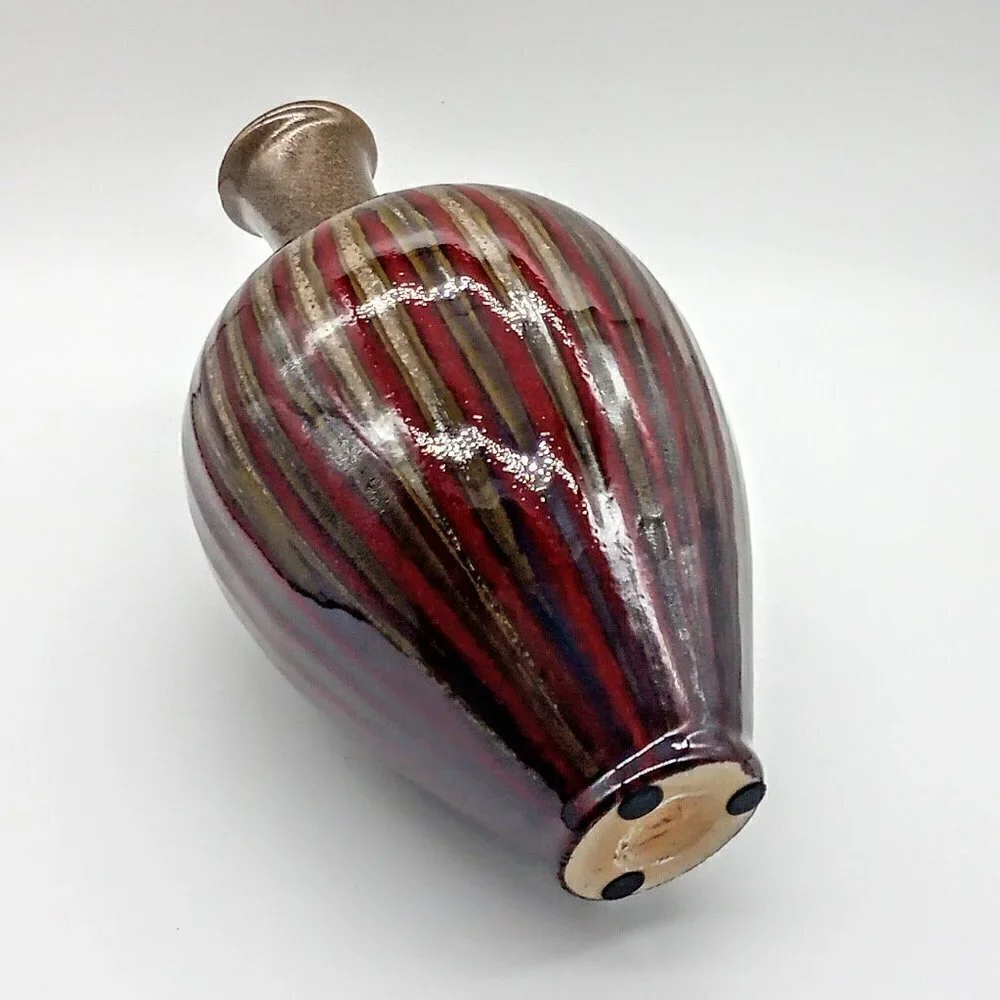 Brown Red Drip Glaze 11